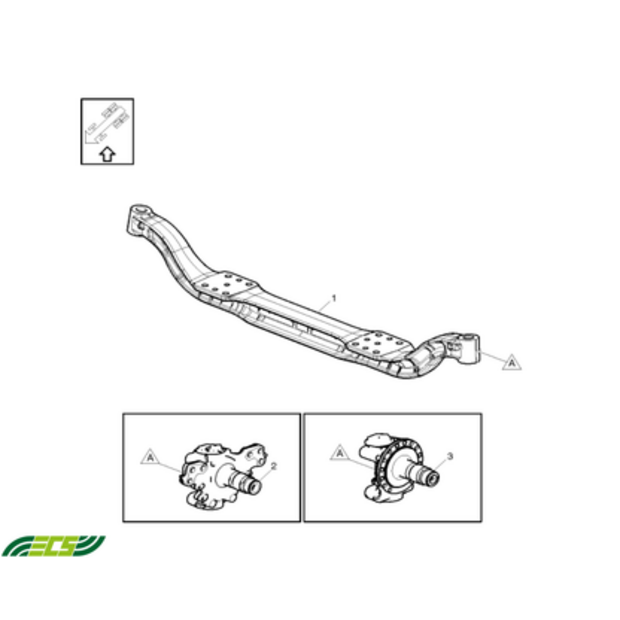 Renault Front Axle-48020807