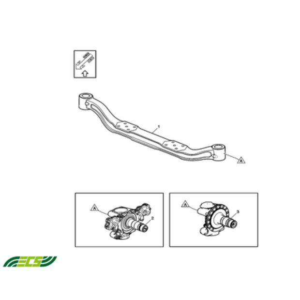 Volvo Front Axle-48021434