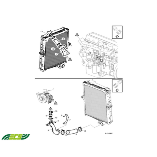 Volvo Radiator Assembly-48021596