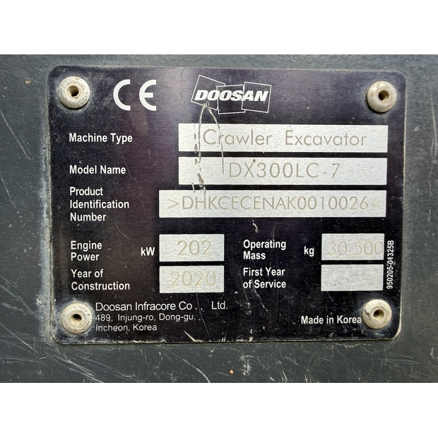 2020 Doosan DX300LC-7-48033533