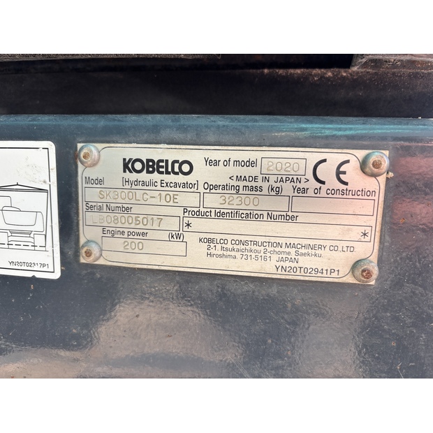 2020 KOBELCO SK300LC-10-48034013
