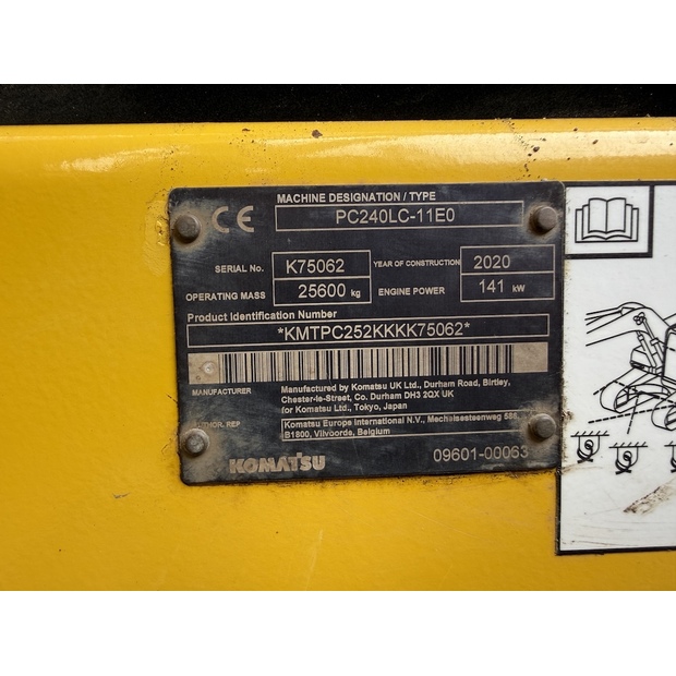 2020 Komatsu PC240LC-11E0-48034148
