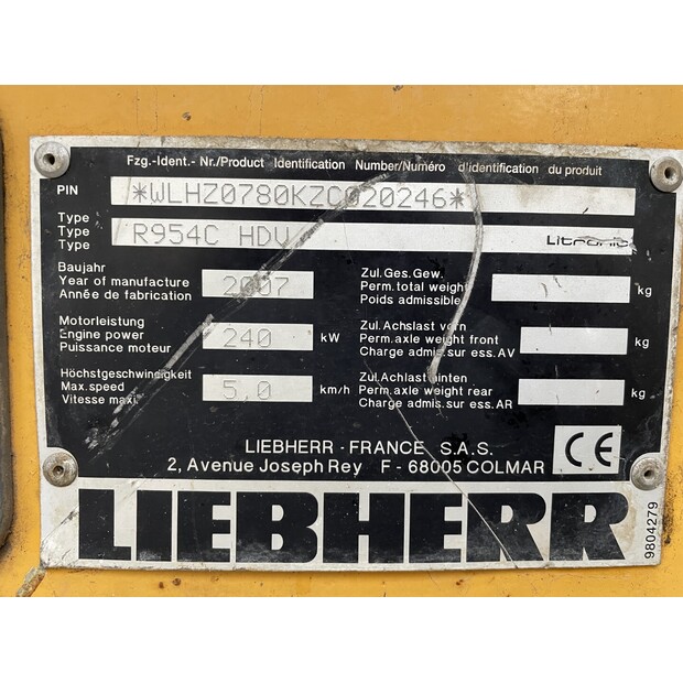 2007 ليبهير R954C-48036674