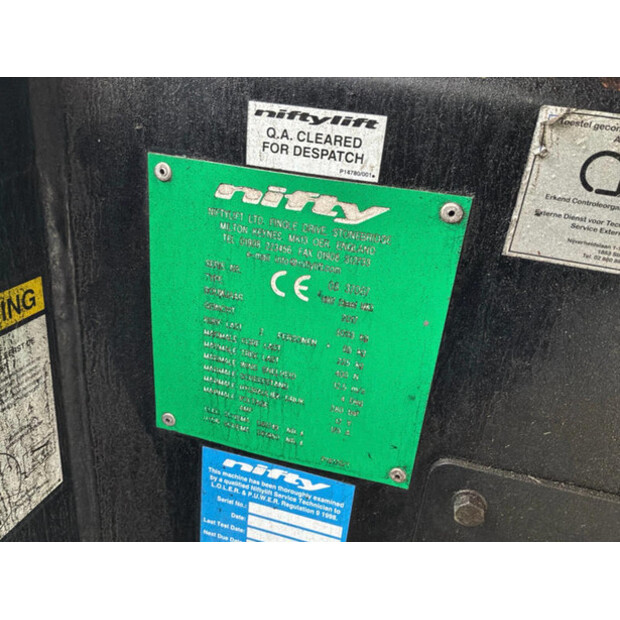 2017 Niftylift HR17D-48039476