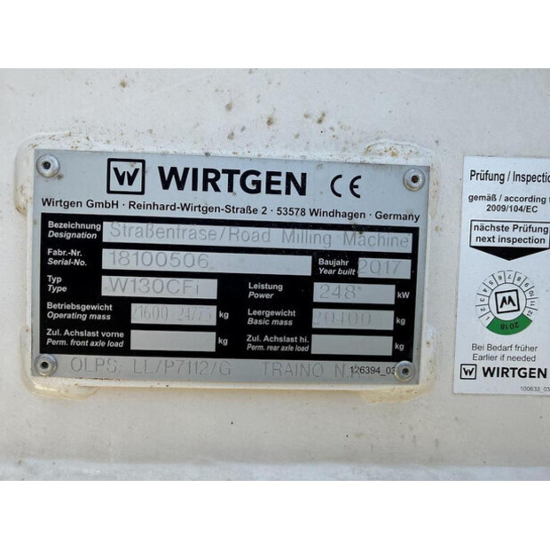 2017 Wirtgen W 130 CFi-48059494