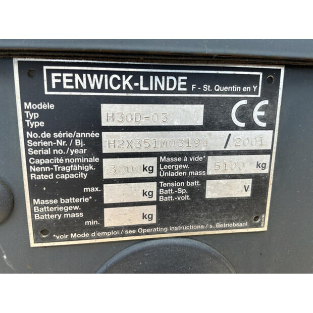 2001 Fenwick H30D-48059685