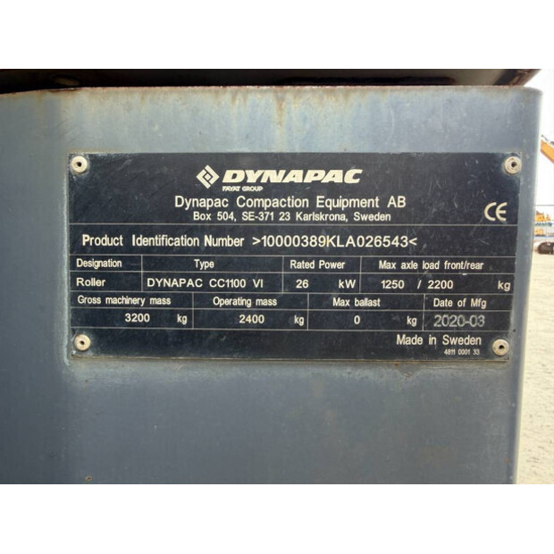 2020 DYNAPAC CC1100-48062793