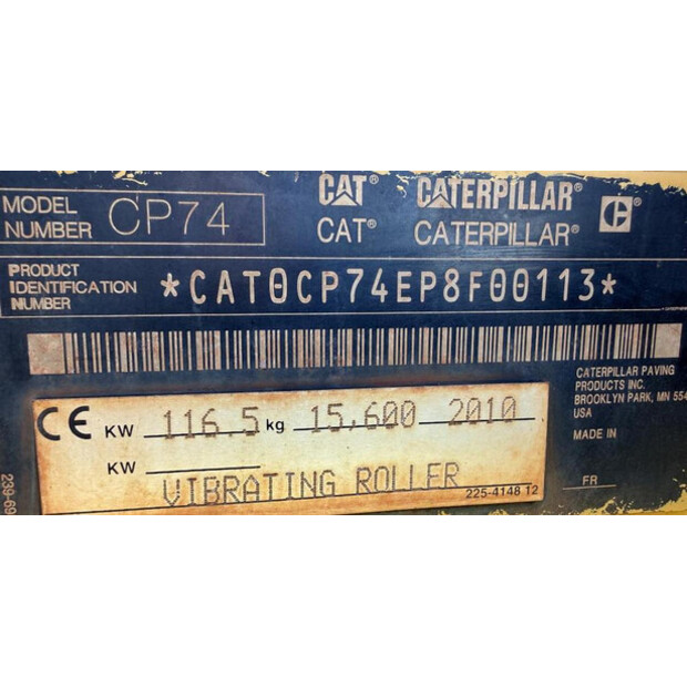 2010 Caterpillar CP74-48065874