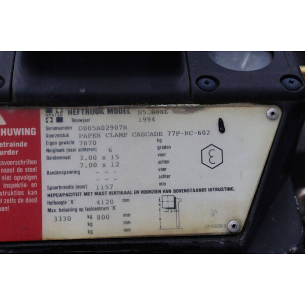 1994 Hyster H5.00XL-48083437