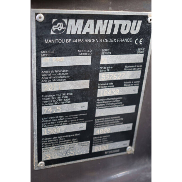 2011 Manitou MT 1440-48085851
