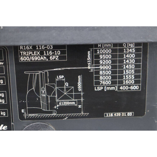 2017 Linde R16X-03-48086336