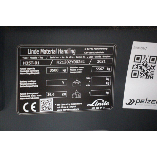 2021 Linde H35T-01-48086668