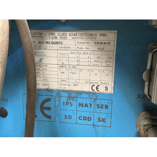 1995 Cloos CAT/1LB/K-48088021