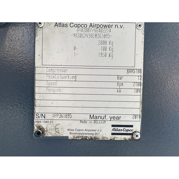 2014 Atlas-Copco XAHS 186-48088172