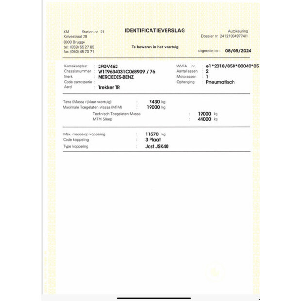 2024 Mercedes-Benz Actros 1945-48088215