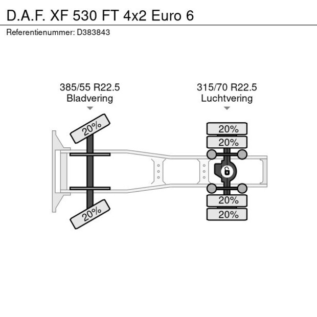 2022 DAF XF 530 FT-48091270
