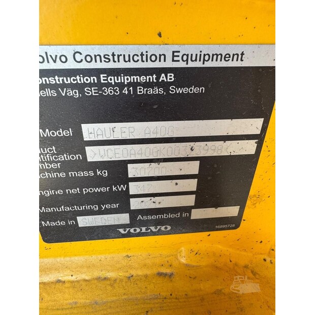 2021 Volvo A40G-48099942