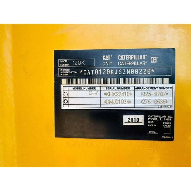2010 Caterpillar 120K-48101599