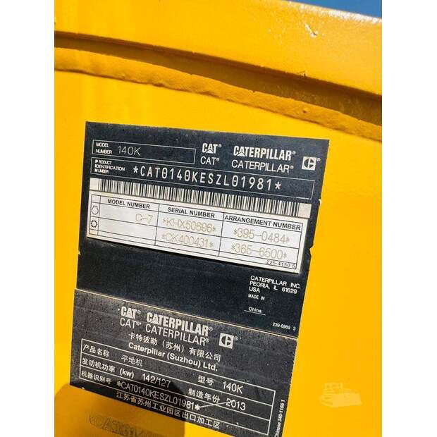 2013 Caterpillar 140K-48102364
