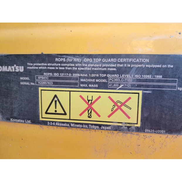 2023 Komatsu PC360LC-11E0-48108832