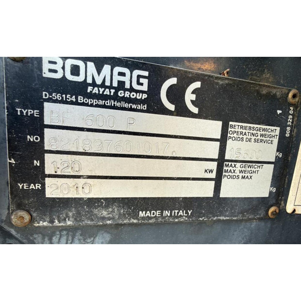 2010 BOMAG BF 600P-48111691