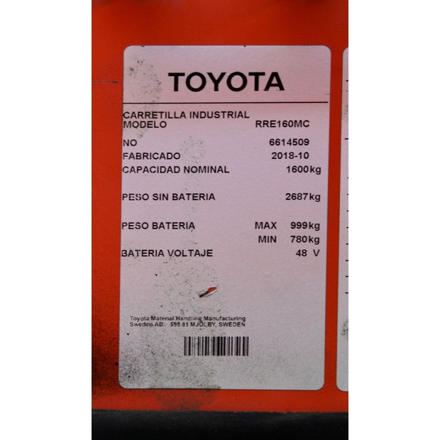 2018 BT RRE 160 MC-48135417