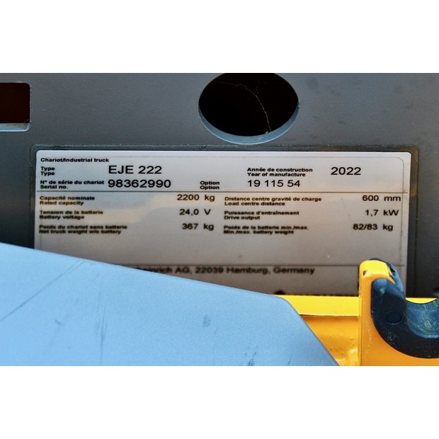 2022 Jungheinrich EJE 222 LI-ION-48135509