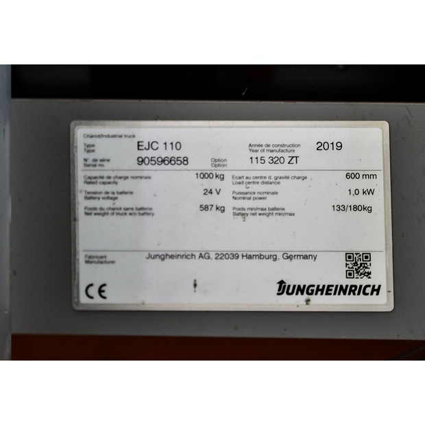 2019 Jungheinrich EJC 110 320 ZT-48135687