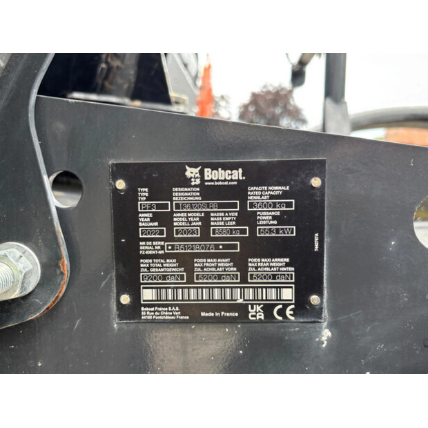 2022 BOBCAT T36.120-48160825