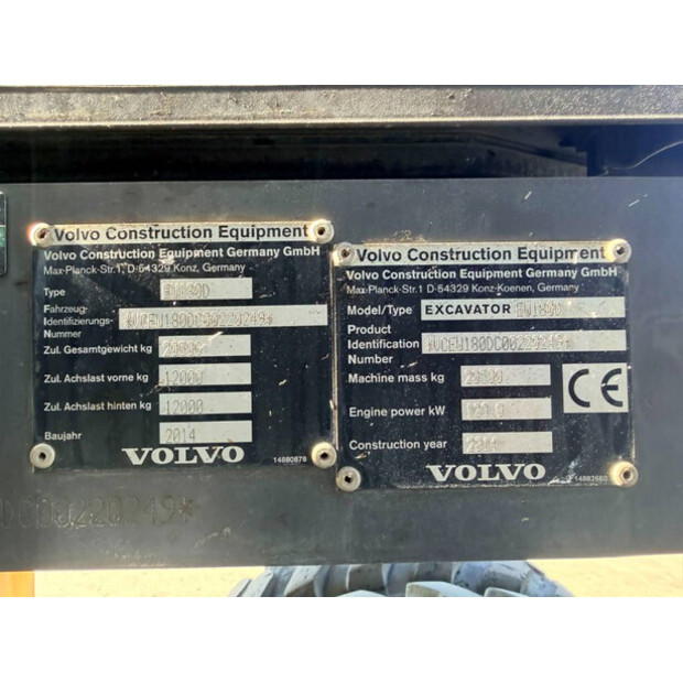 2014 Volvo 180D-48186046