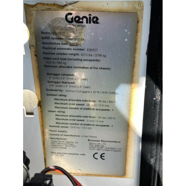 2013 Genie GS2669-48187131