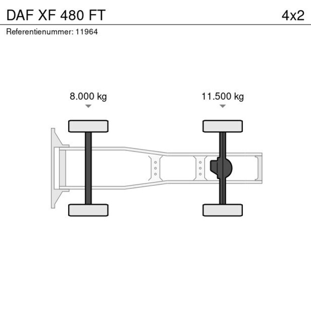 2019 DAF XF 480 FT-48187499