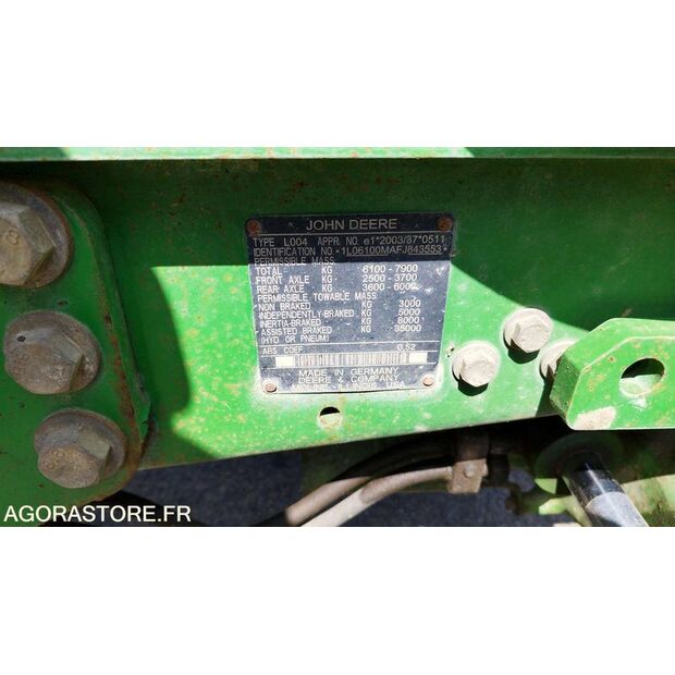 2015 JOHN DEERE 6110M-48201686