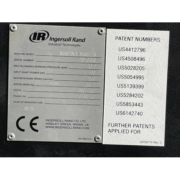 2010 INGERSOLL RAND N 160 - 2S NIRVANA-48208408