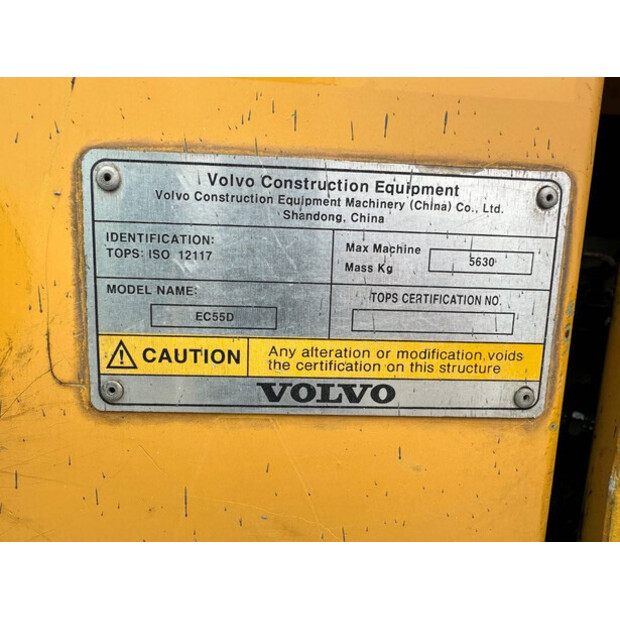 2017 Volvo EC55D-48209602