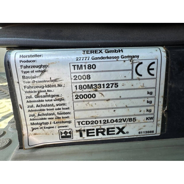 2008 Terex TM180-48209867