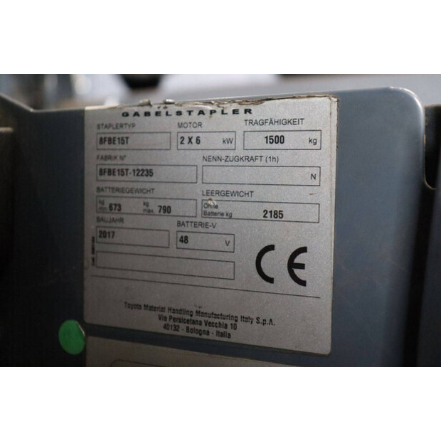 2017 تويوتا 8FBE15T-48211202