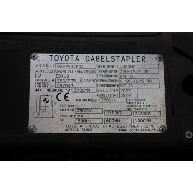 2007 تويوتا 02-7FGJF35-48211262