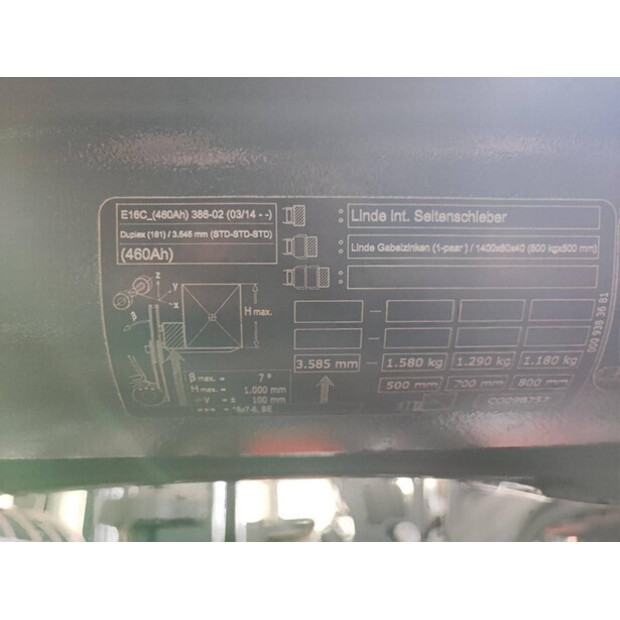 2016 Linde E16 EVO-48211274
