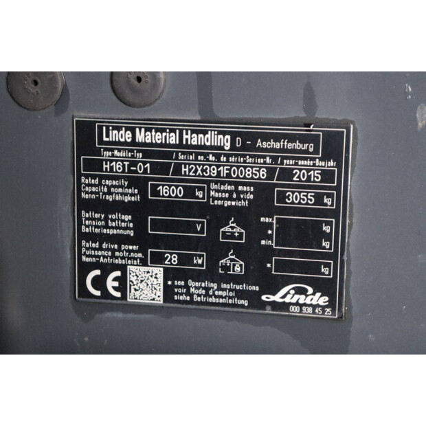 2015 Linde H16T-01-48211392
