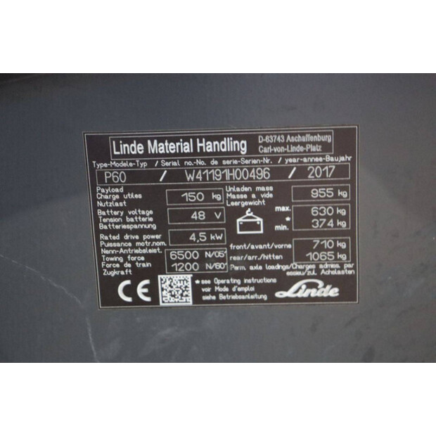 2017 Linde P60-48211427