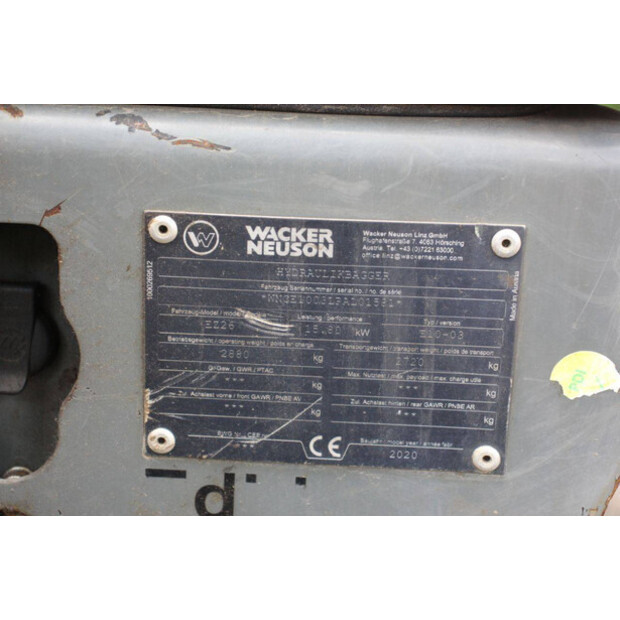 2020 Neuson EZ26-48213536