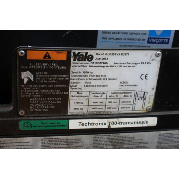 2013 Yale GLP20SVX E2175-48215035