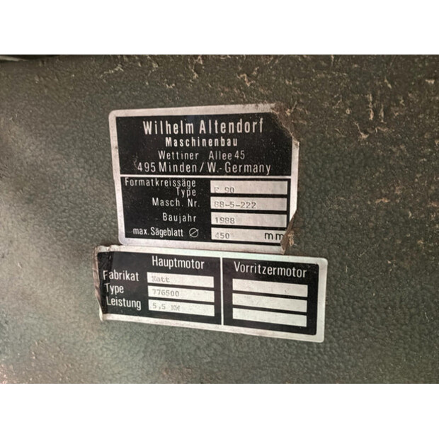 1988 Altendorf F90-48215855