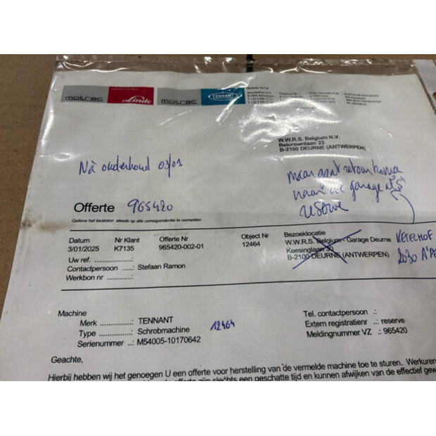 2010 TENNANT M54005063-48215966