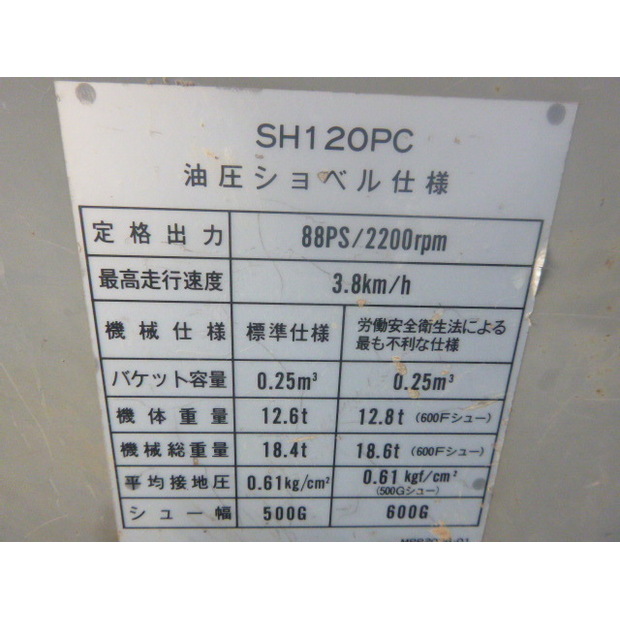 1996 Sumitomo SH120PC-48231366