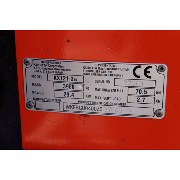 2015 KUBOTA KX121-3α-48239480