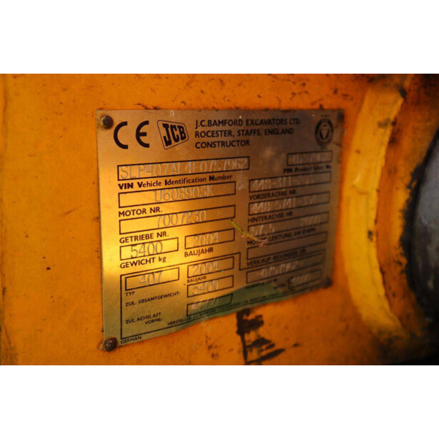 2004 JCB SLP 407-48240450
