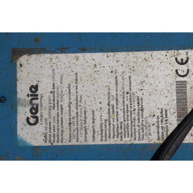 2006 Genie GS-1930-48242580