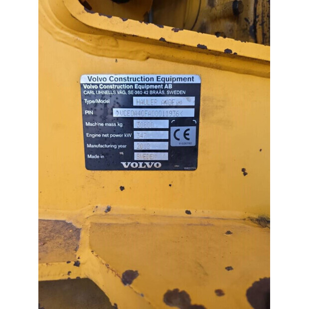 2012 Volvo A40F-48258982
